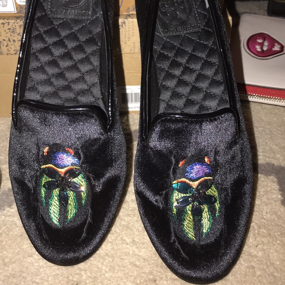 Velvet loafers